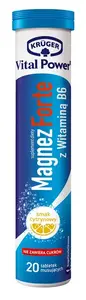 Vital Power Magne Forte with Vitamin B6 Effervescent Tablets 20 pcs
