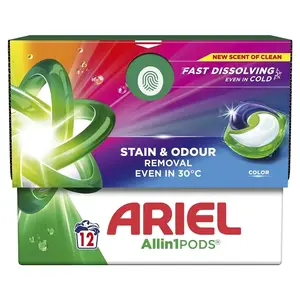 Капсулы для стирки Ariel COLOR, 12 шт. Photo 1