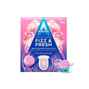 Astonish FIZZ&FRESH Toilet Bowl Cleaner, 8 pieces