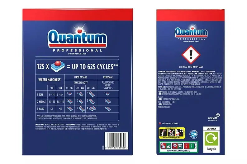 Таблетки для посудомоечных машин Finish Quantum Pro 125 шт Photo 2