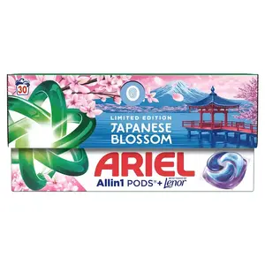 Ariel Japanese Blossom Laundry Capsules, 30 Washes
