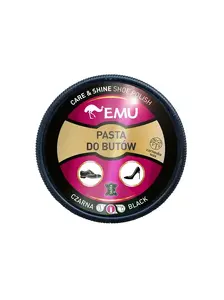 EMU Shoe Polish, Black, 0.05 l