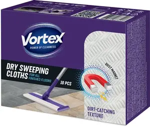 Сухие салфетки для уборки Vortex, 10 штук