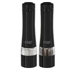 Набор солонка и перечница Russell Hobbs 28010-56, нержавеющая сталь, черный