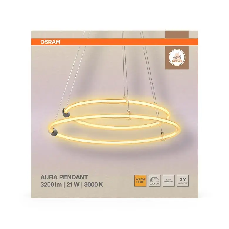 Osram LED Ceiling Light 21W 3000K 2400lm Photo 2