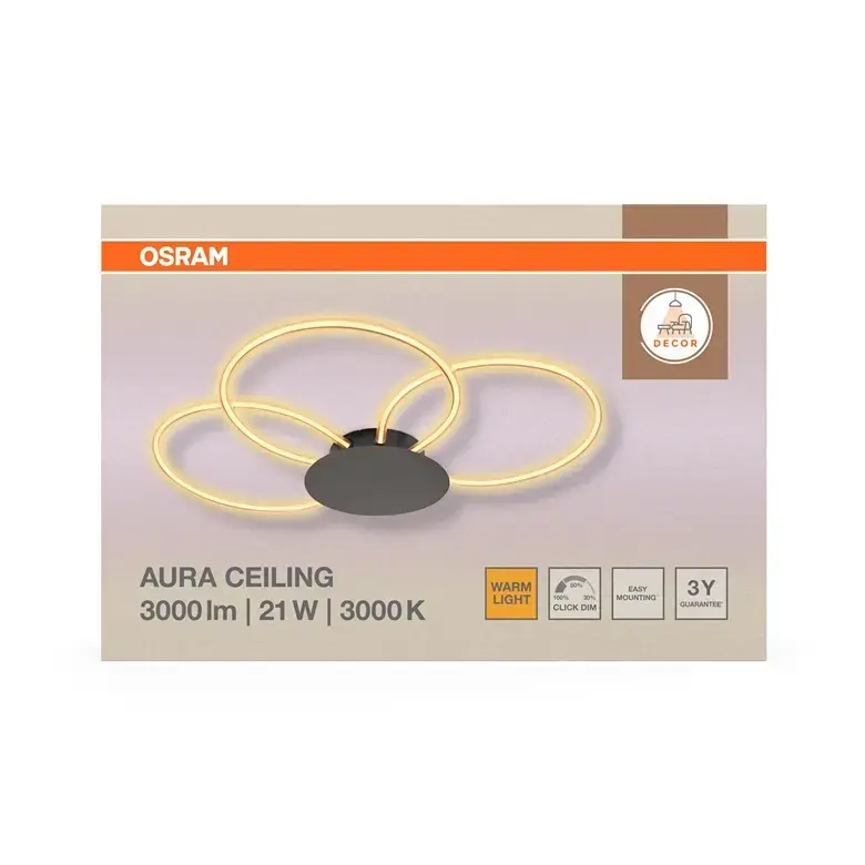 Osram LED Ceiling Light 21W 3000K 2200lm Photo 2