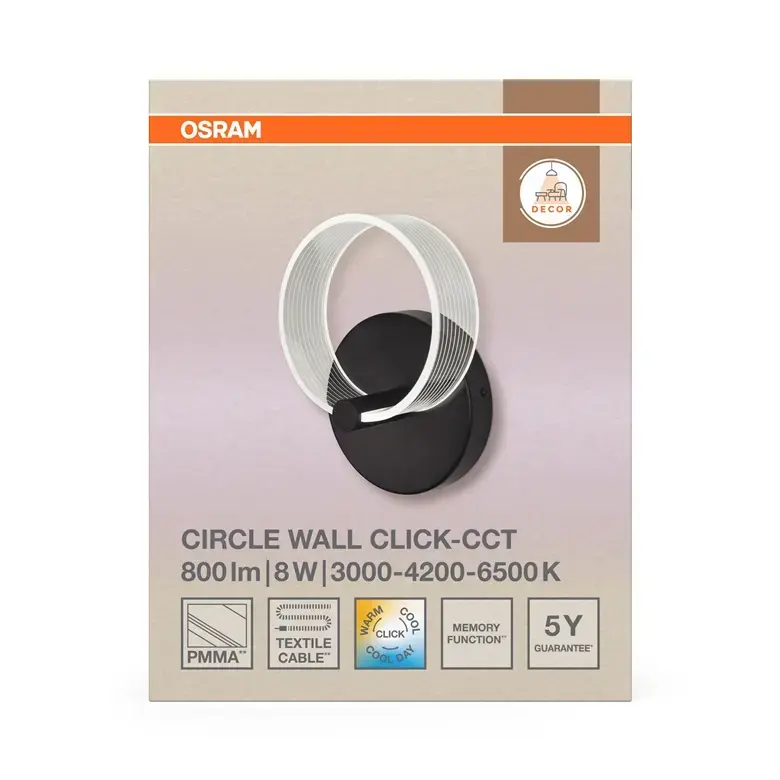 Настенный светильник Osram LED 8 Вт 3000-6500K Photo 3