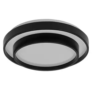 Osram LED griestu gaismeklis, 24W, 3000K, 1450lm, melns