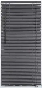 LUANCE VENITIAN Blinds, Dark Grey, 500 mm x 1300 mm