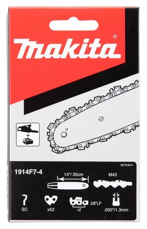 Пильная цепь Makita 35 см 14 дюймов 3/8 1.3 мм 52H Photo 3
