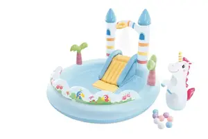 Piepūšamais baseins Intex Unicorn Castle 56148NP