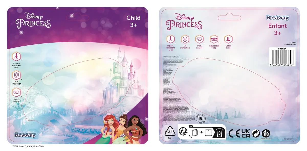 Детская маска для плавания Bestway Disney Princess Photo 10
