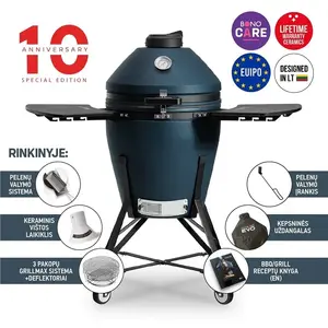 Kamado Bono MEDIA EVO 22 keramikas grils, 79 cm, zils