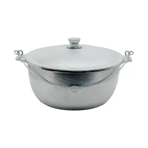 Texas Club Kazan camping pot, 28 cm, 6 liters, aluminum