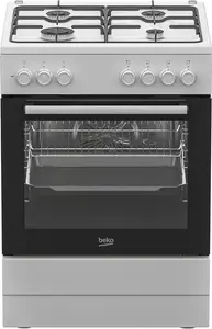 Beko FBE62120SWD gāzes plīts ar elektrisko cepeškrāsni