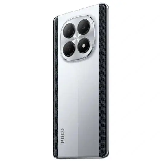 POCO M8 Smartphone 256 GB Silver Photo 3