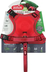 Zolux Automatic Leash, 1.3 m, Red