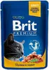 Влажный корм для кошек Brit Premium Family Plate, 12 шт. Photo 3