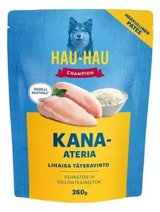 Влажный корм для собак Hau-Hau с курицей, 260 г