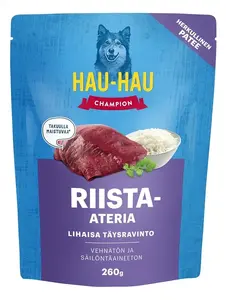 Влажный корм для собак Hau-Hau Champion с мясом дичи, 260 г
