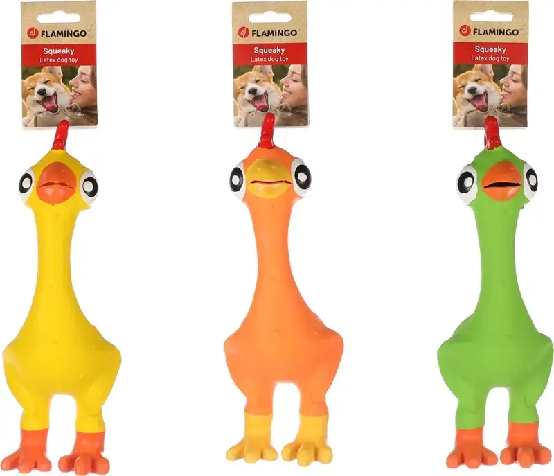 Flamingo Dog Toy 28 cm Photo 3