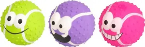 Flamingo Dog Toy Ball, 7 cm, Various Colours