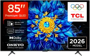 TCL P8L 85P8L 85-inch 4K Ultra HD QLED Smart TV with QD-Mini LED and 450 cd/m² Brightness
