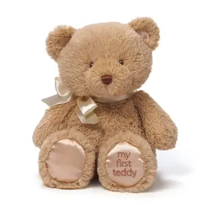 Gund Teddy Stuffed Toy, Brown/Pink