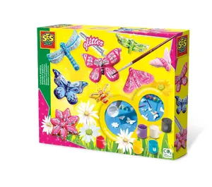SES Creative liešanas un krāsošanas komplekts - Tauriņš ar spīdumiem