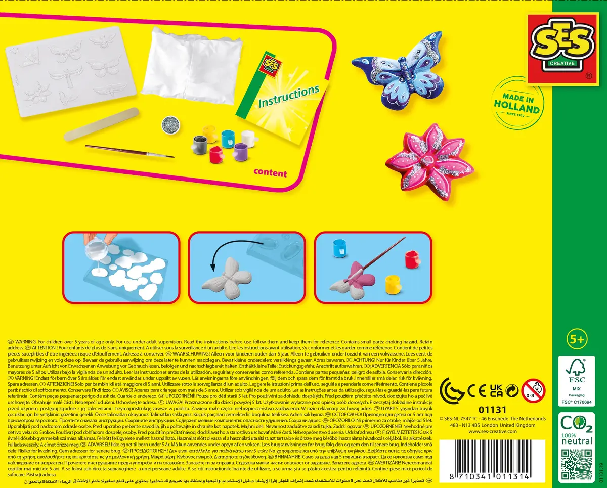 SES Creative Casting and Painting Kit Butterfly Photo 3