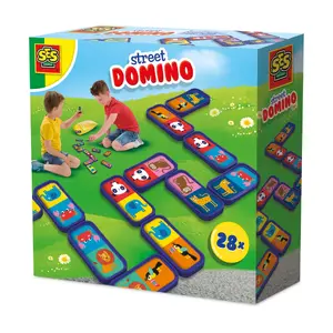 SES Creative Street Domino Cardboard Game