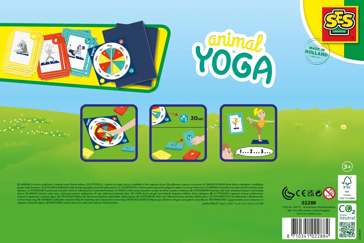 SES Creative Animal Yoga Card Game Photo 4