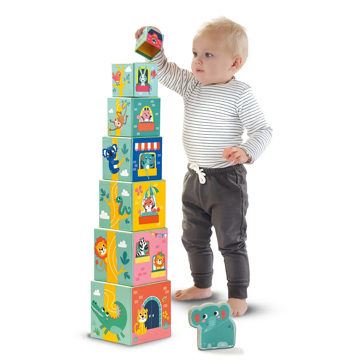 SES Creative Tiny Talents Stacking Blocks Tower Photo 4