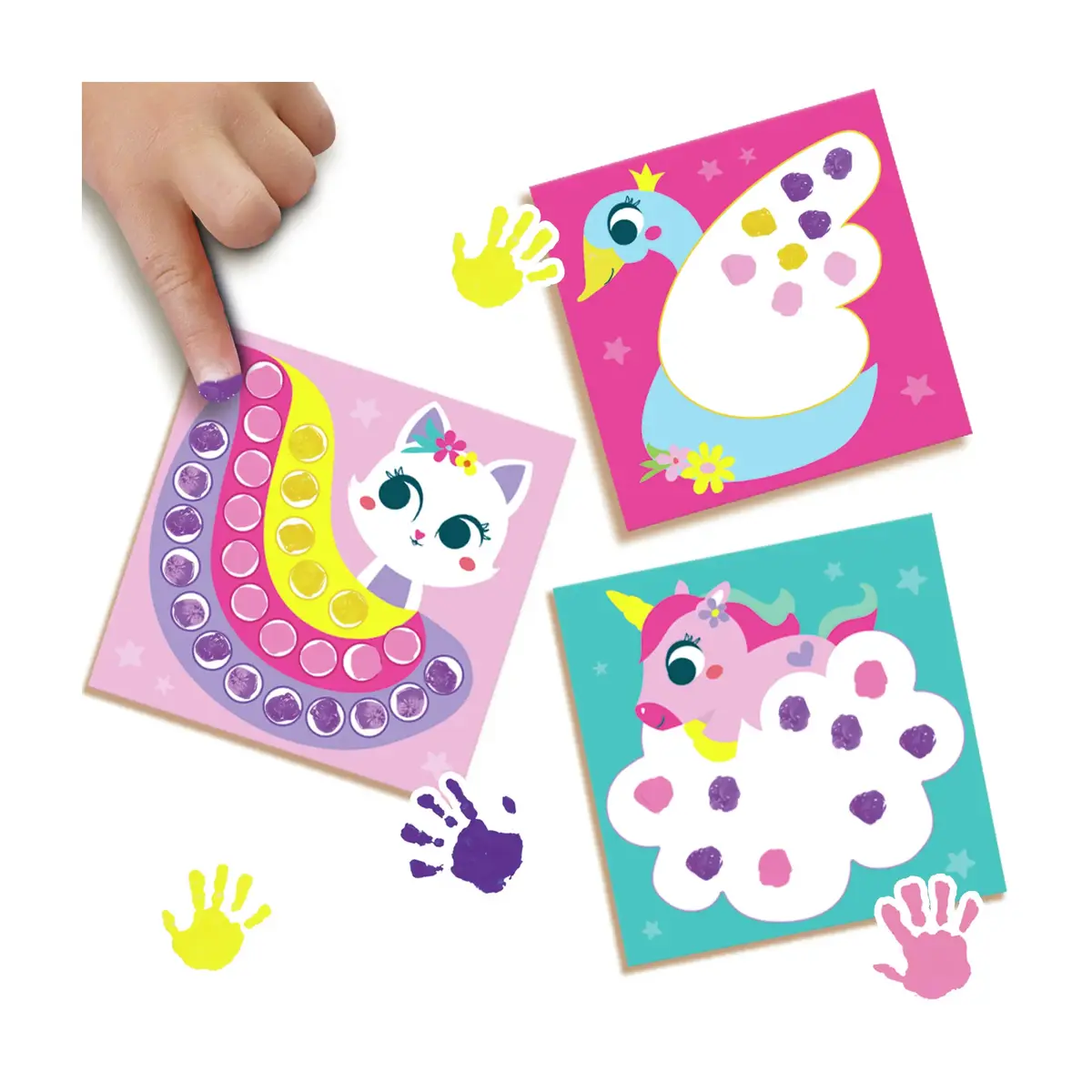 SES Creative My First 14446 Fingerprint Paint Fantasy Figures Photo 5