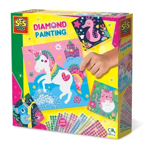 SES Creative dimanta mozaīkas komplekts Happy Animals