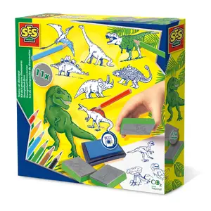SES Creative Dinosaur Stamp Set for Children