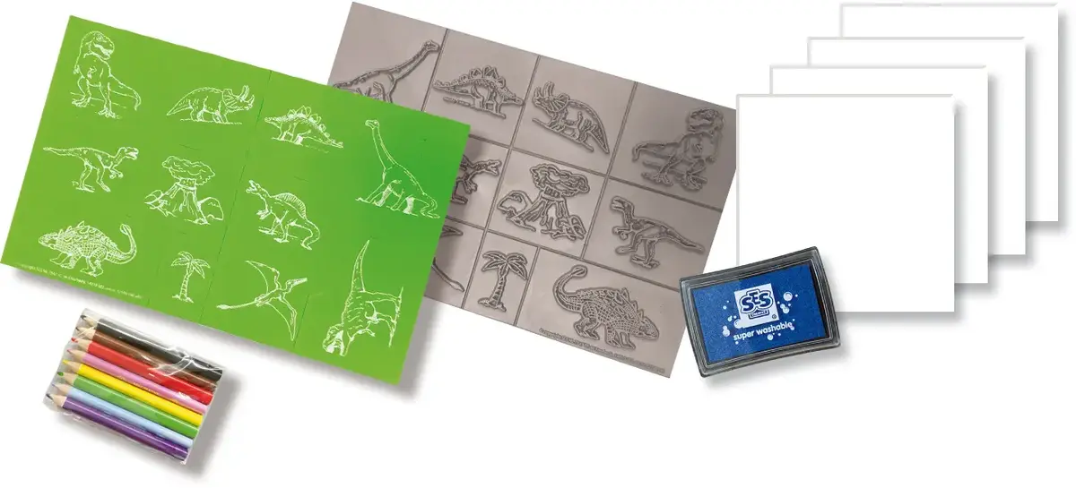 SES Creative Dinosaur Stamp Set for Kids Photo 3