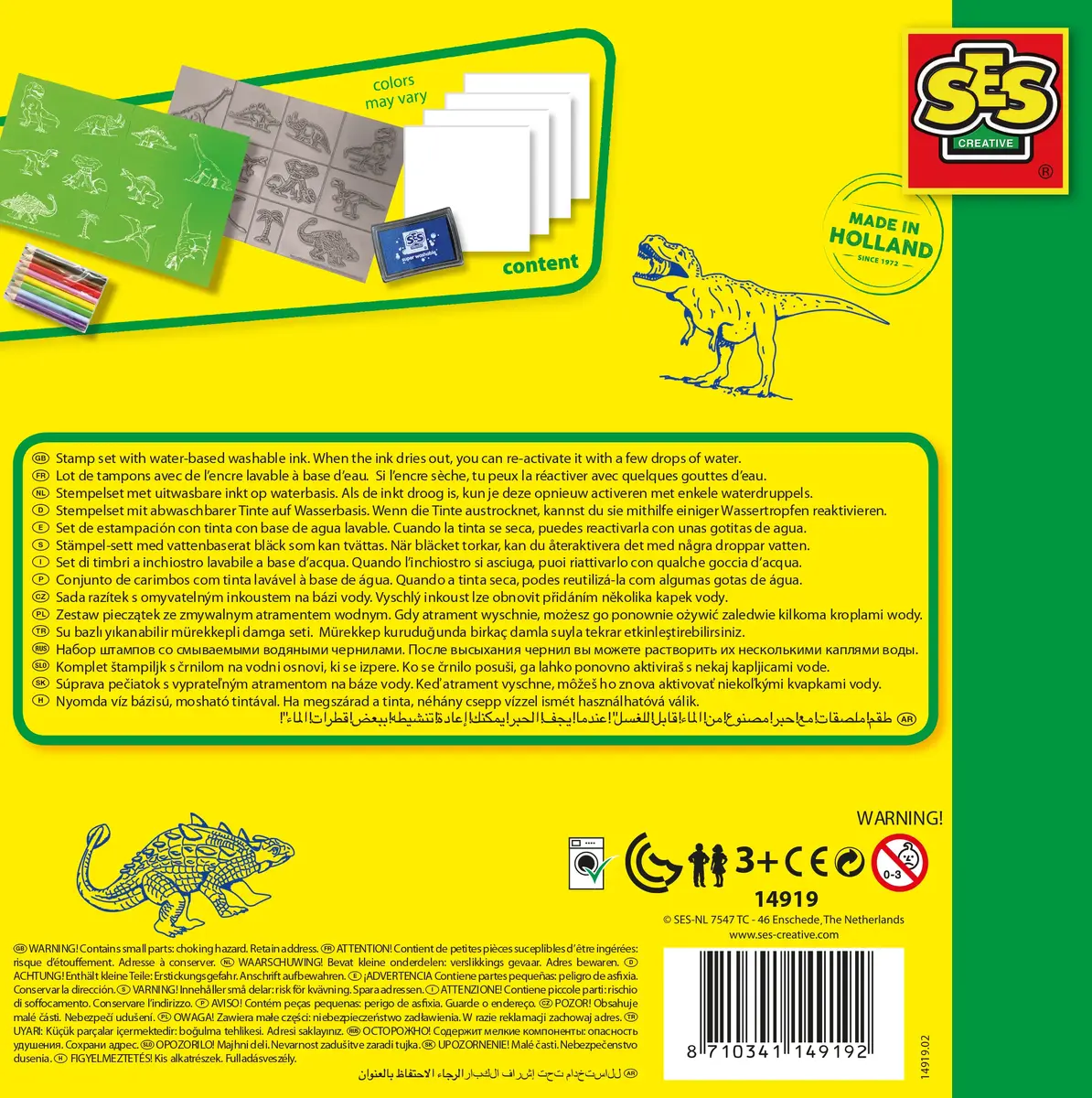 SES Creative Dinosaur Stamp Set for Kids Photo 8