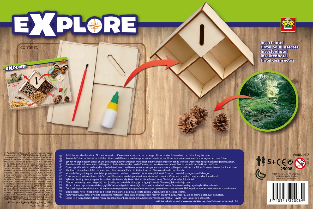 SES Creative Explore Insect Hotel Experiment Kit Photo 5