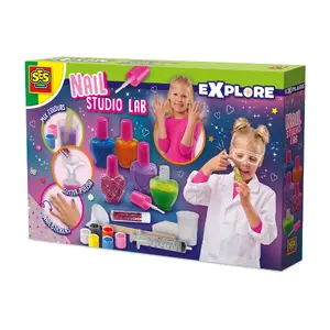 SES Creative Explore 25141 Nail Studio Lab STEM Craft Kit for Kids