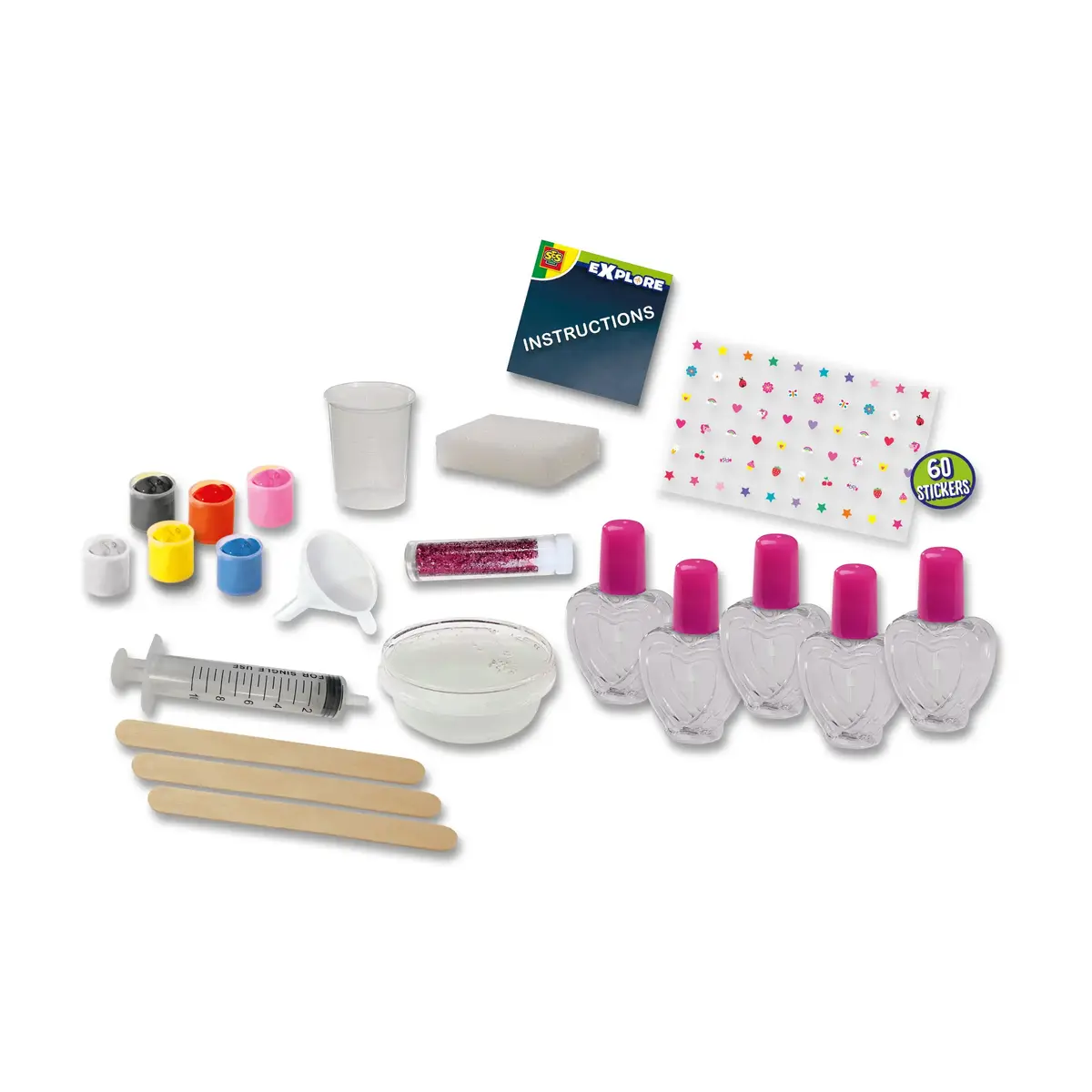 SES Creative Explore 25141 Nail Studio Lab Craft Kit Photo 2