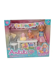 Ankiki Doll with Puppy Figure 13 cm