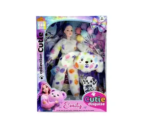 Emily Doll with Dog Costume, 32 cm