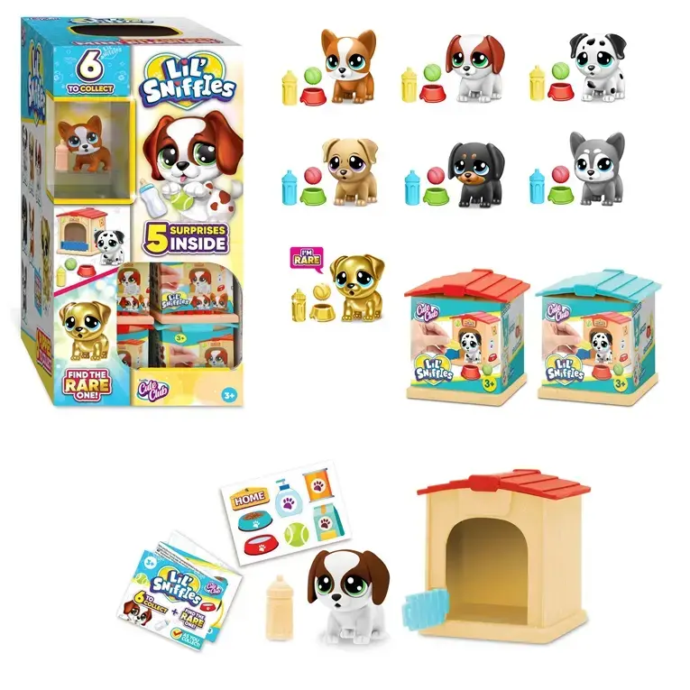 Набор фигурок FUNVILLE Lil Sniffles Doggies Photo 2