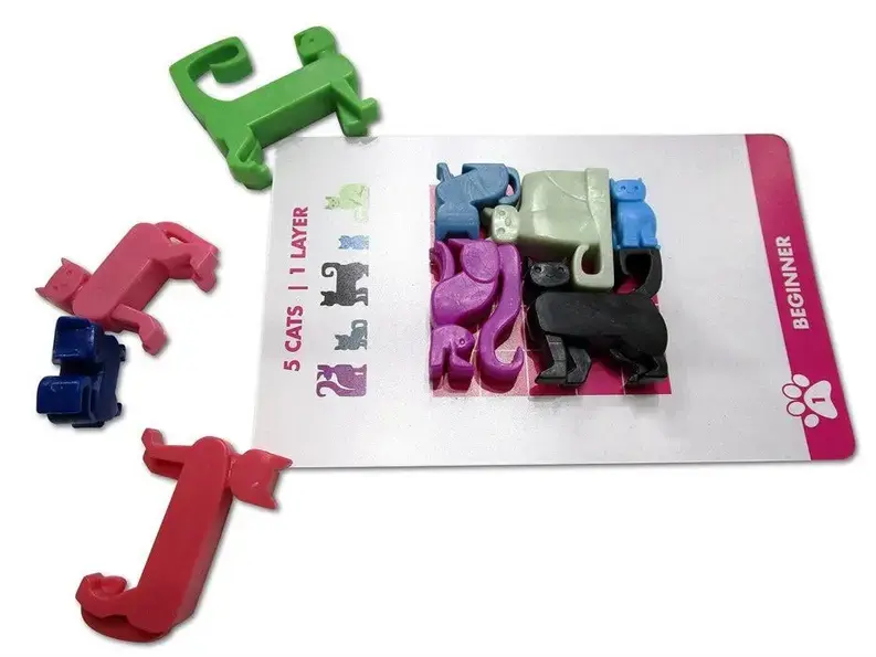 Brain Games Cat Stax Logic Puzzle Photo 2