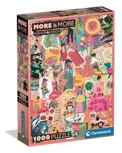 Clementoni More Is More Fashion Design Puzzle 1000 Pieces