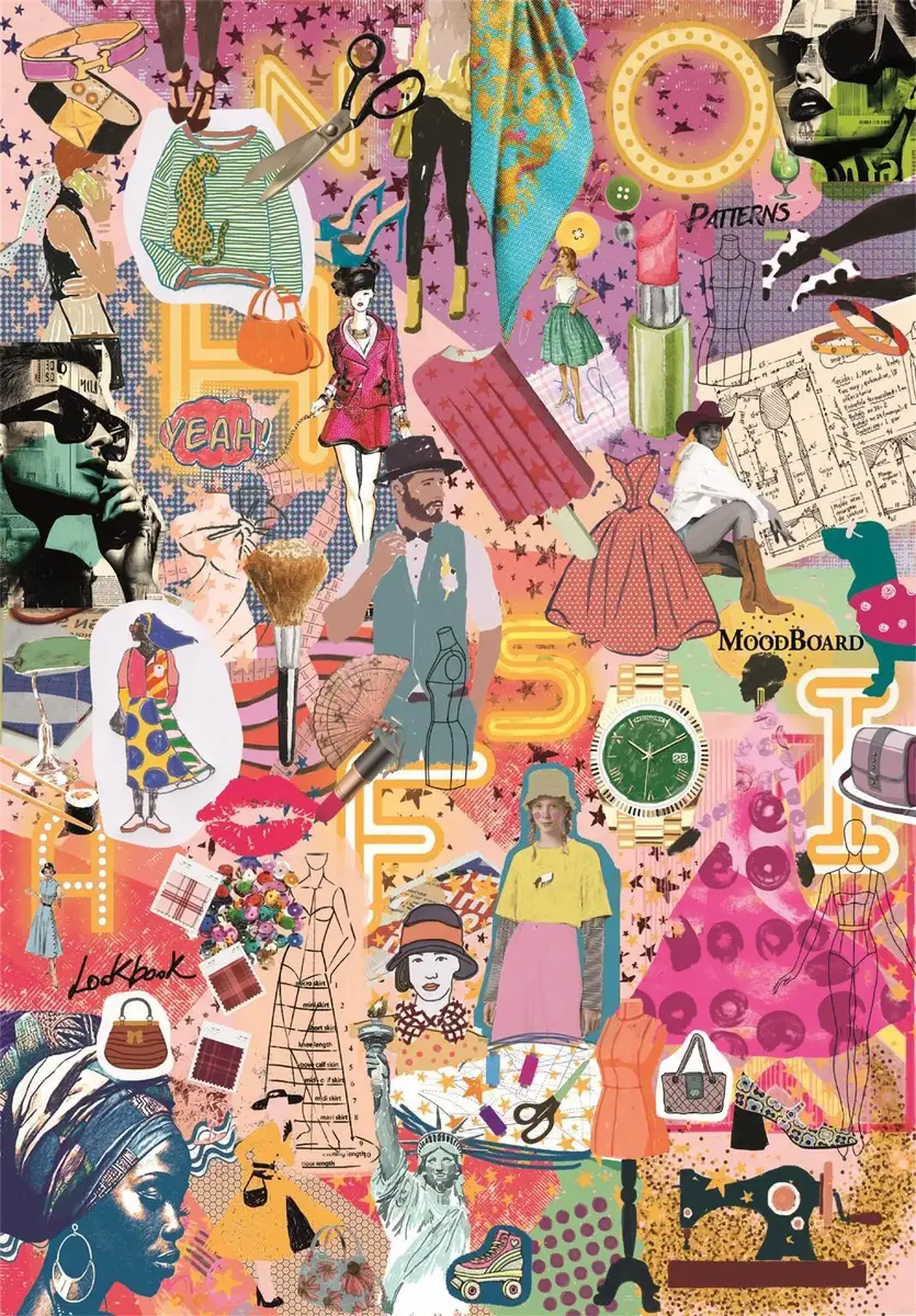 Clementoni More Is More Fashion Design Puzzle 1000 Pieces Photo 2