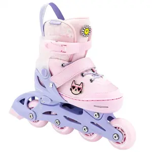Spokey POPPY PK Roller Skates, Pink/Purple