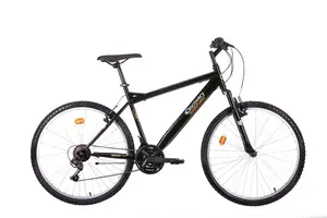 Kalnu velosipēds Discovery, 26 collu riteņi, melns