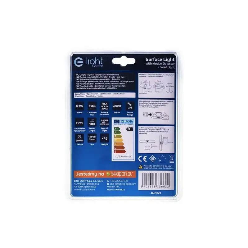 E-LIGHT EKB6622 Mounted Luminaire Photo 2